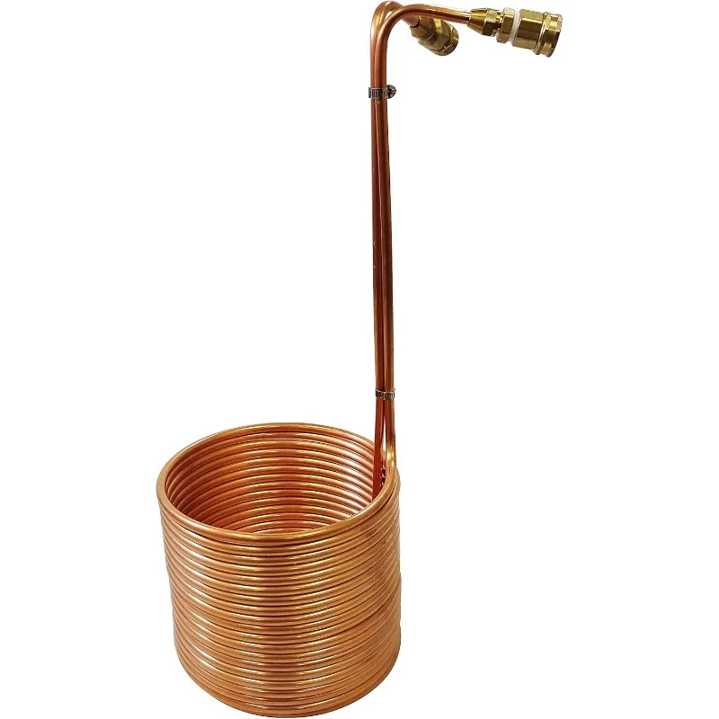 مبرد نبتة مع تركيبات خرطوم الحديقة، 3/8 بوصة × 50 بوصة، نحاس، الموديل: AZ-W3850-CG #1