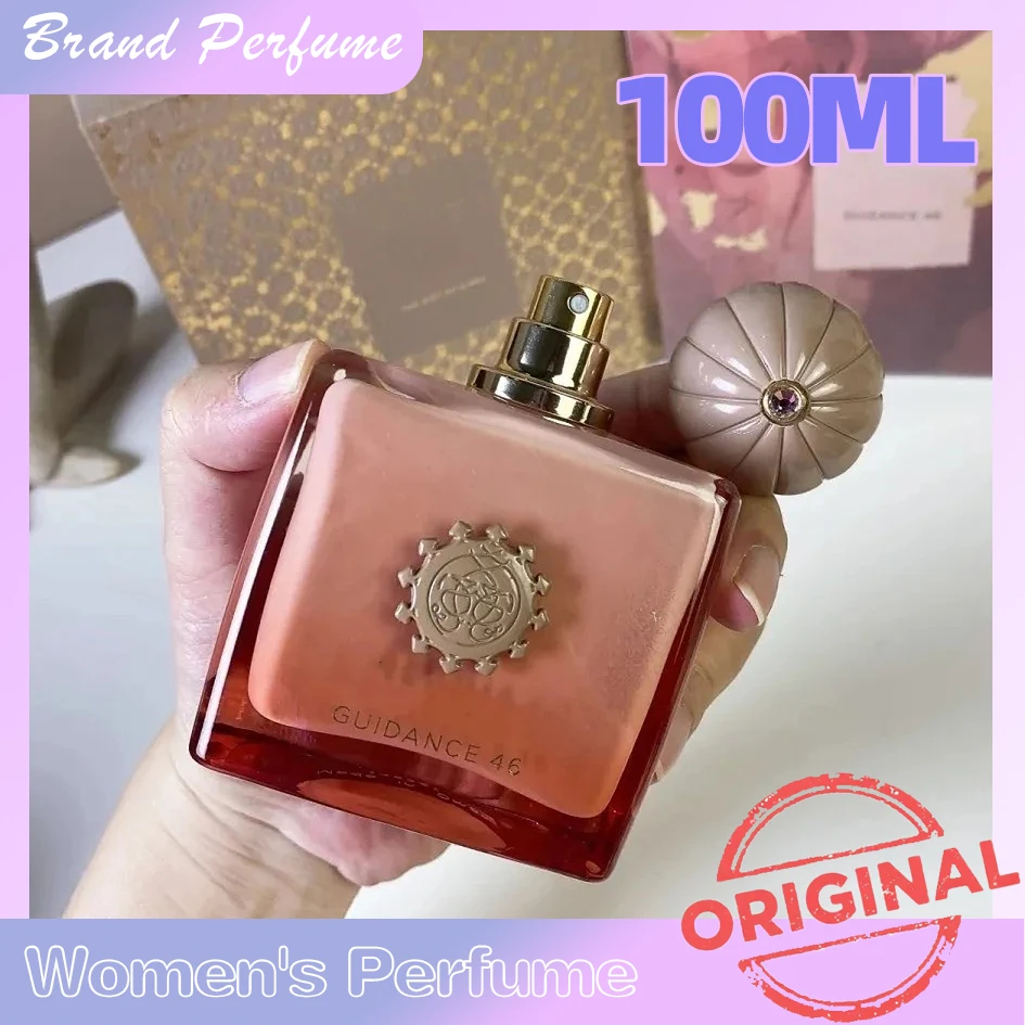 عطر 100 مل ذو علامة تجارية فاخرة أصلية تدوم طويلاً، عطر زهور وفواكه شرقي مناسب للخروج اليومي