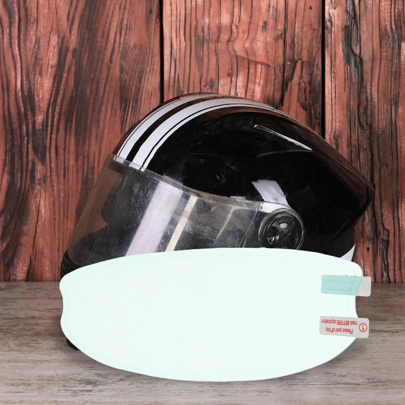9x3 Inch Anti-Fog Visor Insert Film Clear Fog Resistant Motorcycle Accessory Waterproof High Transparency Pet