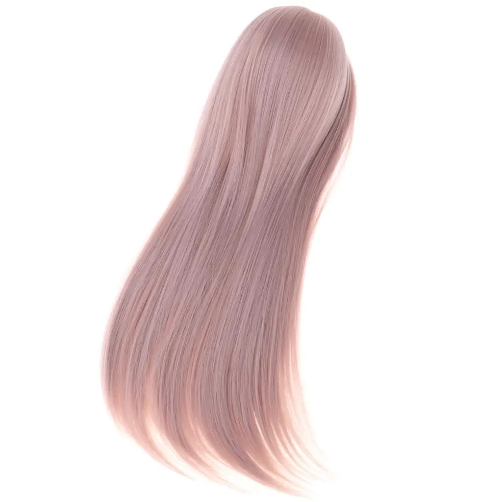 

DIY Dolls Straight Hair Wig Vintage Style Doll Accessory for BJD 1/3 SD DZ Volks High Temperature Wire