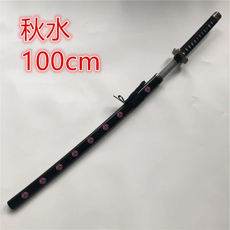 Anime cosplay yama espada arma 100cm armado katana espada ninja faca de madeira samurai prop brinquedos para adolescentes