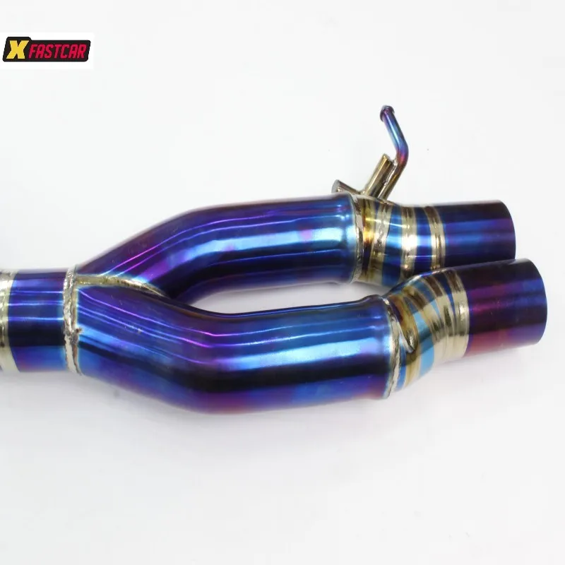 Without Muffler Valvetronic Exhaust With Tips Exhaust Catback for  RS6 RS7 C7 C8 4.0L 2013 up - view 5