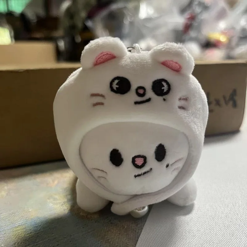 K-pop الضالة الاطفال أفخم المفاتيح دمية قلادة ظهره اكسسوارات SKZOO المعبود نفس النمط الكرتون ألعاب من نسيج مخملي دمية الهدايا الطرفية