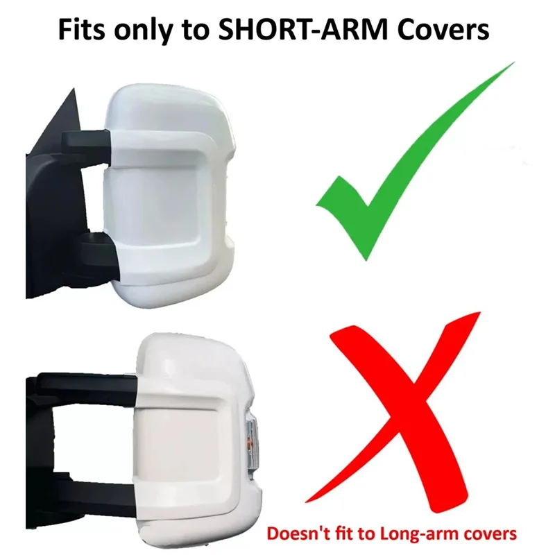 RV Rear View Side Rearview Mirror Protector Cover For Fiat Ducato Peugeot Boxer Citroen Relay Car Mirror Cap Cover Accessories