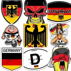 Germany German Coat of Arms Decals Germany Country Code D Flag Sticker Hamburg Berlin Germany Stamp Seal City Shield Refit Decal