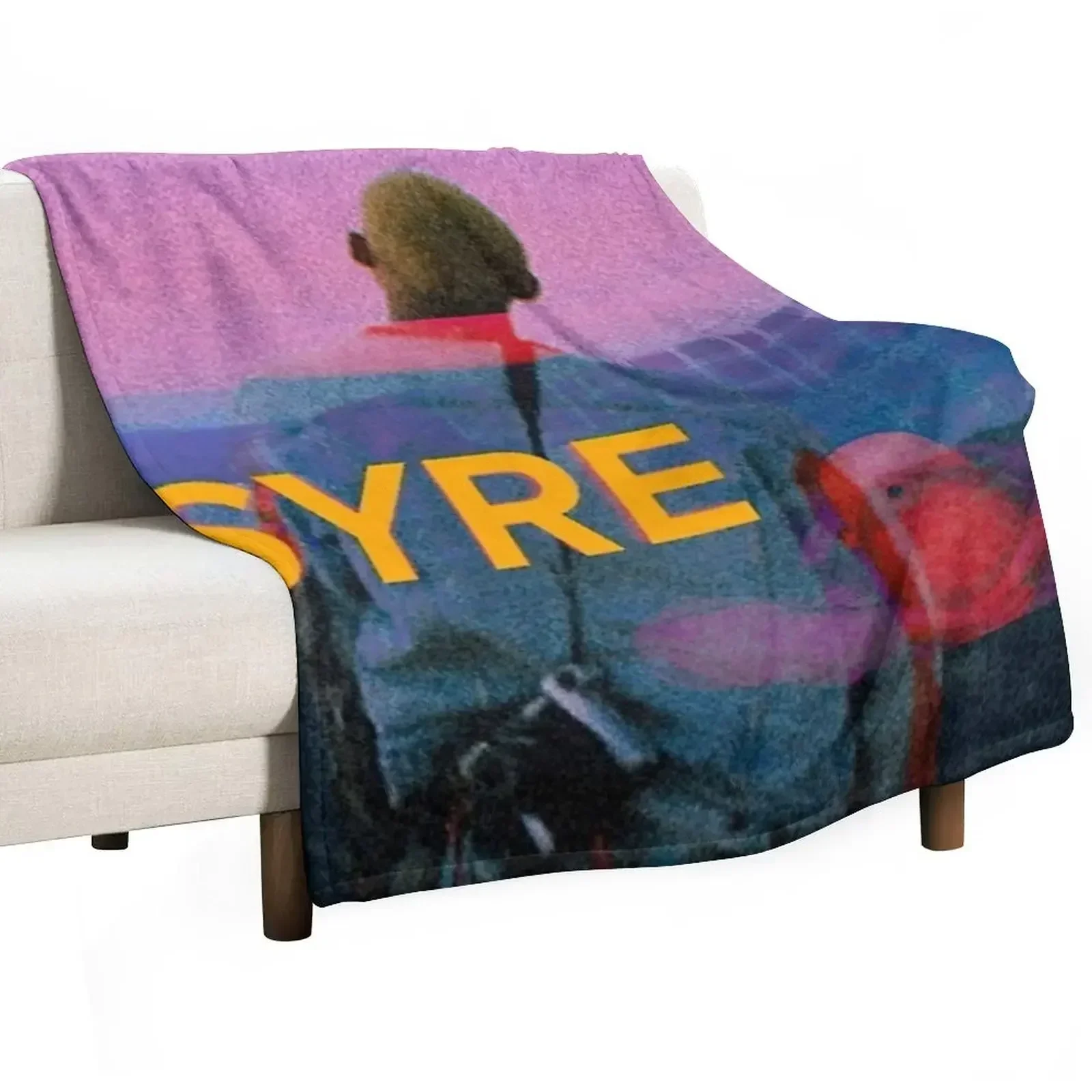 Jaden Smith - SYRE Throw Blanket bed plaid Hairys warm winter Blankets