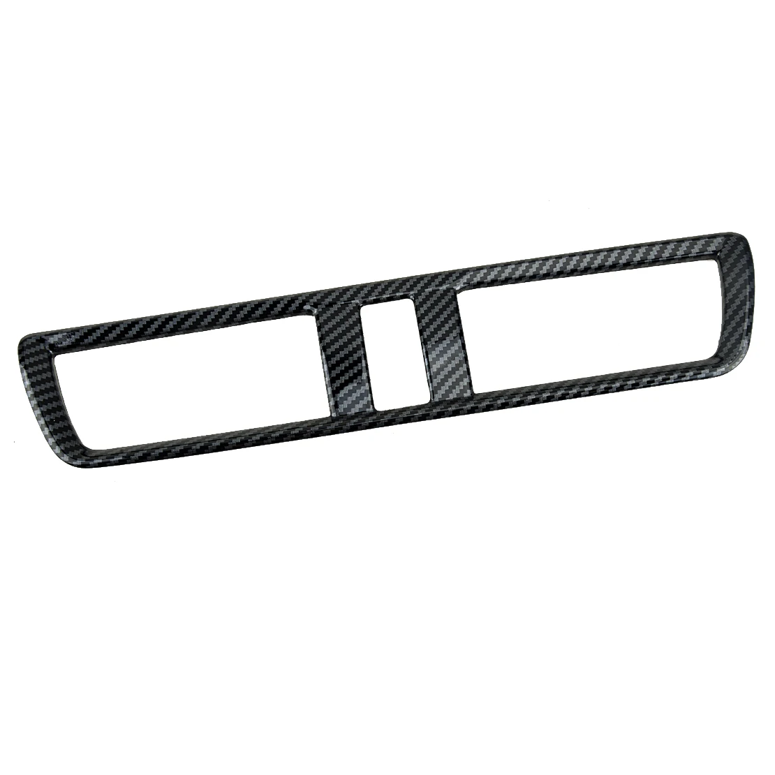 Plastic Middle Air Outlet Vent Cover Trim Frame Decor Fit for Mazda 3 Axela 2014-2016 2017 2018 2019 Black Carbon Fiber Style