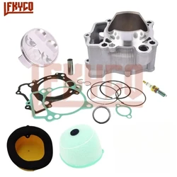 Motorcycle Accessories Engine Part 77mm Ceramic Cylinder Piston Rings Air Filter Kit Motor for Yamaha YZ250F 2001-2013 Motoblock