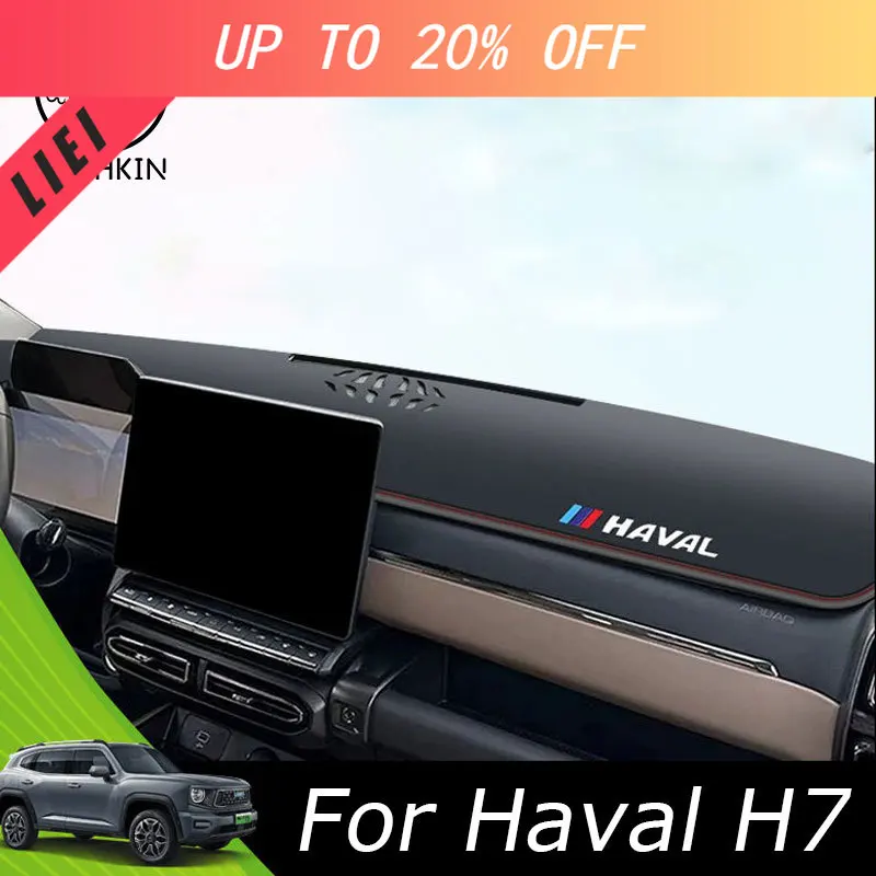 LIEI LHD RHD For Haval H7 dargo 2th phev 2024 2025 2026 Car Dashboard Cover Mats Avoid Light Pads Anti-UV Case Carpets Accessori