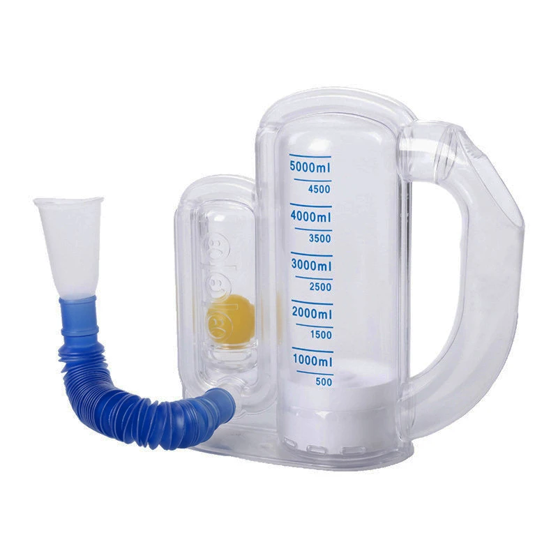 5000ml PVC Volumetric Exerciser Lung Breathing Exerciser Vital Capacity Exhalation Apparatus Spirometer Rehabilitation Trainer