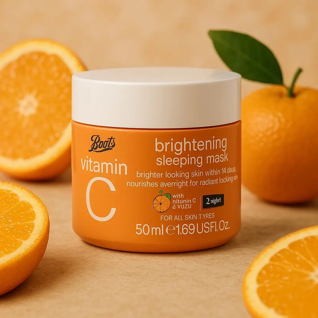 

Boots Vitamin C Sleeping Mask, Overnight Brightening & Hydrating, No Rinse, for Radiant Skin