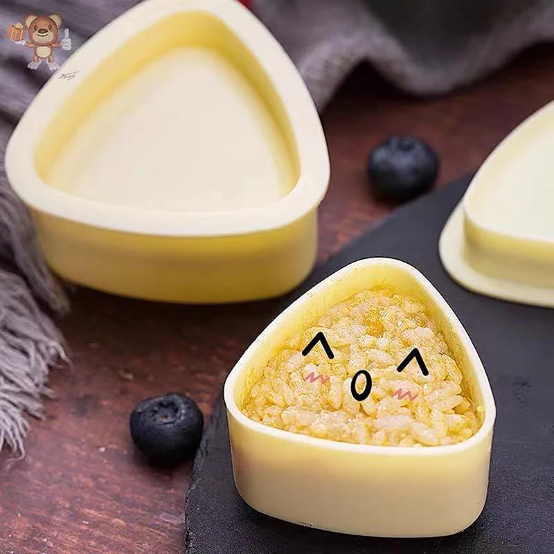1Pc New Diy Sushi Mold Onigiri Rice Ball Food Press Triangular Sushi Maker Mold Japanese Home Kitchen Bento Accessories Tools