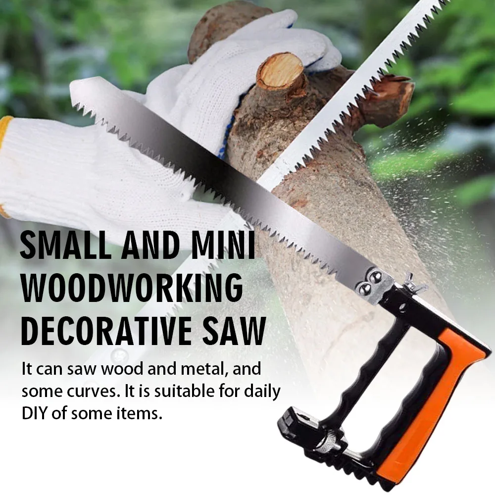 

7-in-1 Mini Woodworking Saw Multi-purpose Pattern Saw Metal Wood Glass Saw Set Home DIY Processing Model Hobby Tool