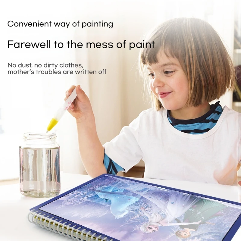 Disney Kids Magic Water Drawing Books Coloring Books Painting Toys For Kids Birthday Christmas New Year Gift For Boys And Girls