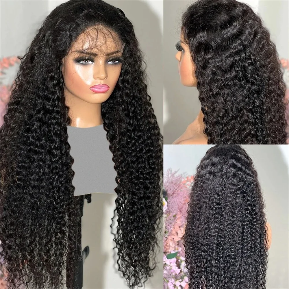 

30 38 Inch Deep Wave Frontal Wig 13x4 13x6 HD Lace Frontal Human Hair Wigs Water Curly Human Hair Lace Front Wig For Women 200%