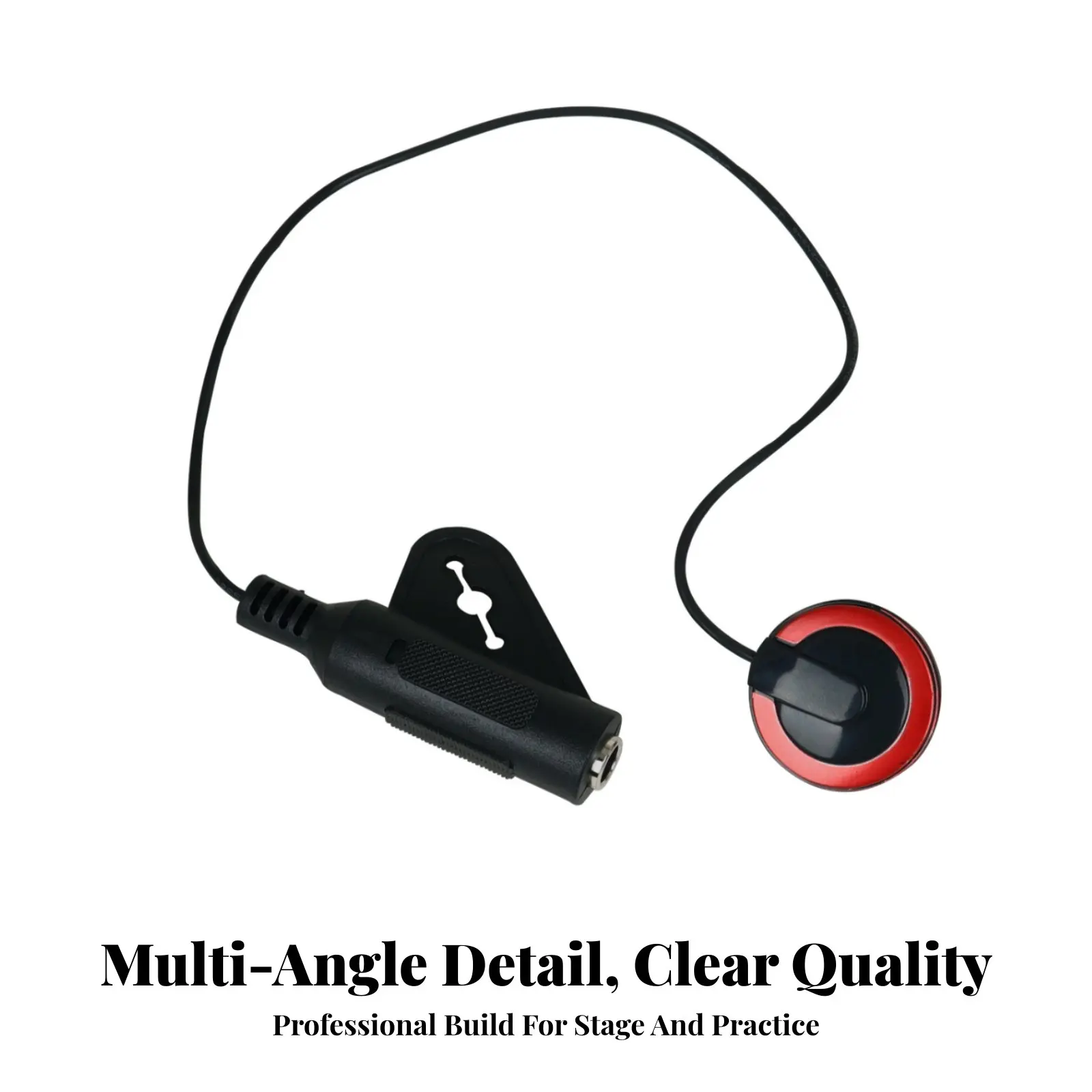 Non-Invasive Acoustic Pickup Easy Installation Universal String Instrument Pickup Acoustic Guitar Transducer High-Fidelity Sound