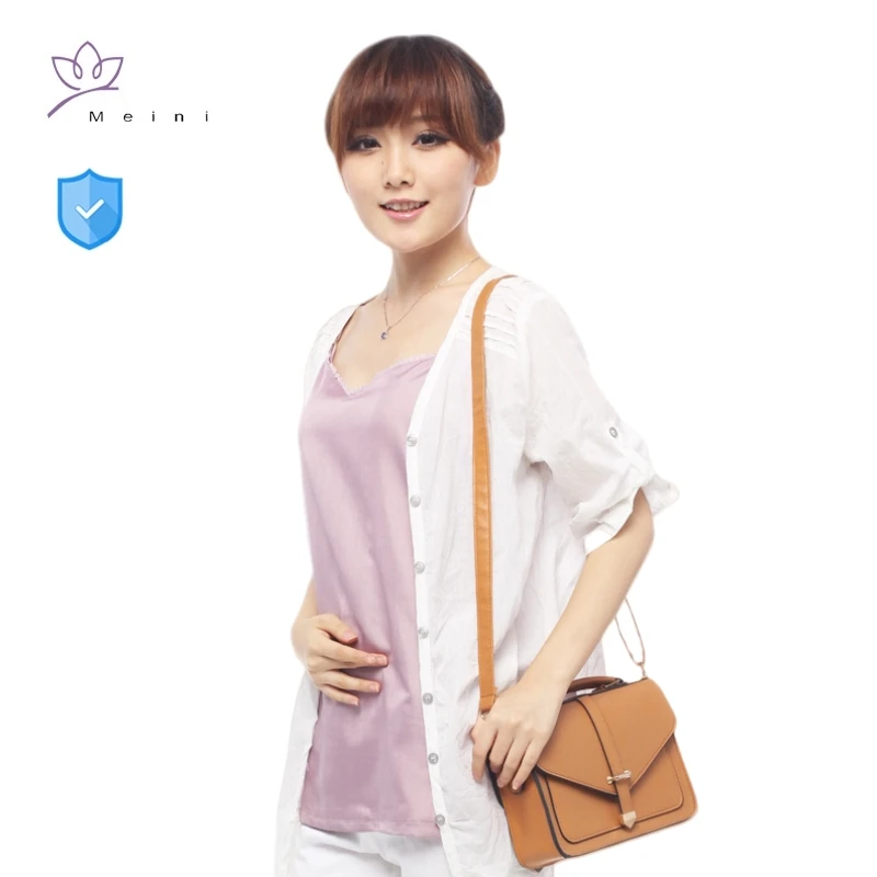 

Electromagnetic radiation protective 50% silver fiber maternity inside slip dress computer, cell phone EMR shielding clothes