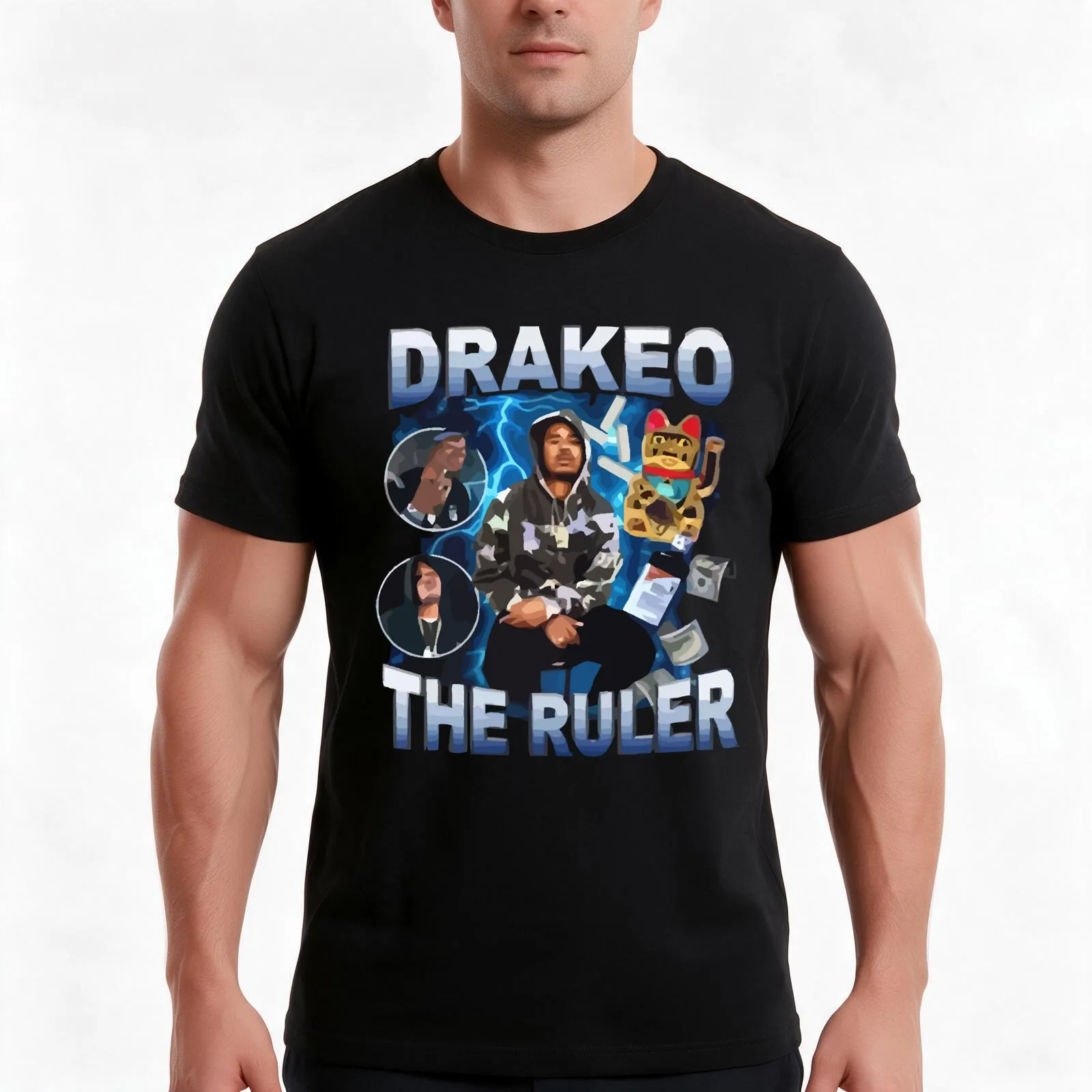 drakeo the ruler shoreline mafias fenix flexin blueface master kato ohgeesy 03 greedo T-Shirt Summer Casual Cotton Tee