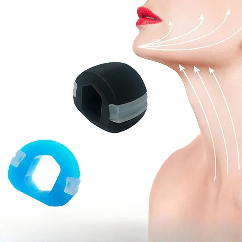 Silicone Gel Face Fitness Ball Jaw Exerciser Facial Toner Reduce Double Chin Relax Ball Gym Fitness Training Jawline Simulator