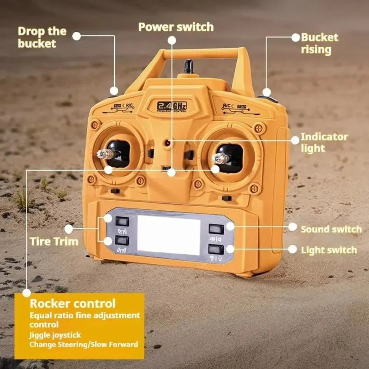 536 新型サウンド＆ライトエンジン搭載オーディオリモコン合金トラック、8輪大型建設車種1:14ダンプトラックおもちゃ、ギフト装飾品