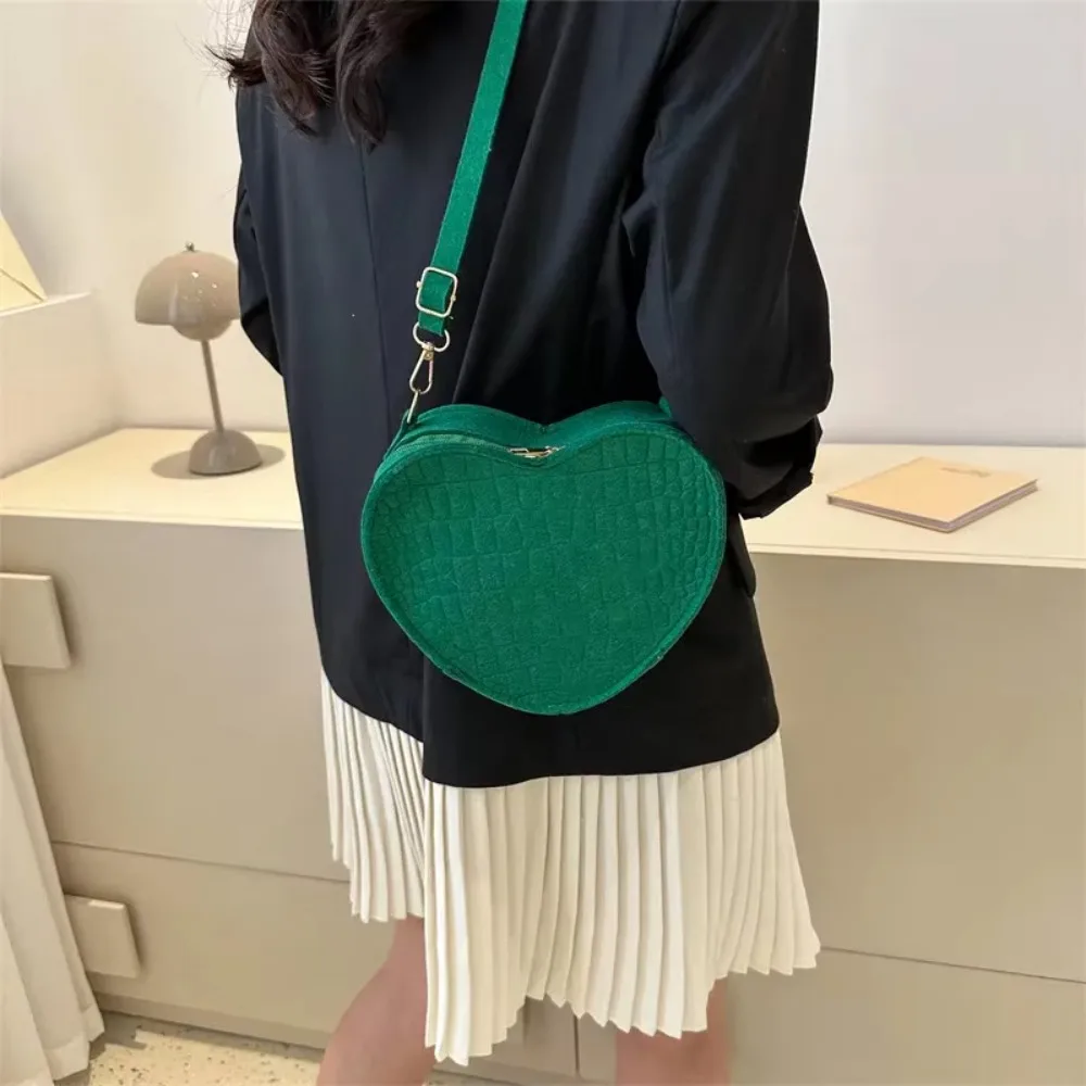 2023 Fashion Crossbody Bags for Women New Simple Single Shoulder Bag Casual Felt Love Handbag Женская Сумка Women\'s Handbags