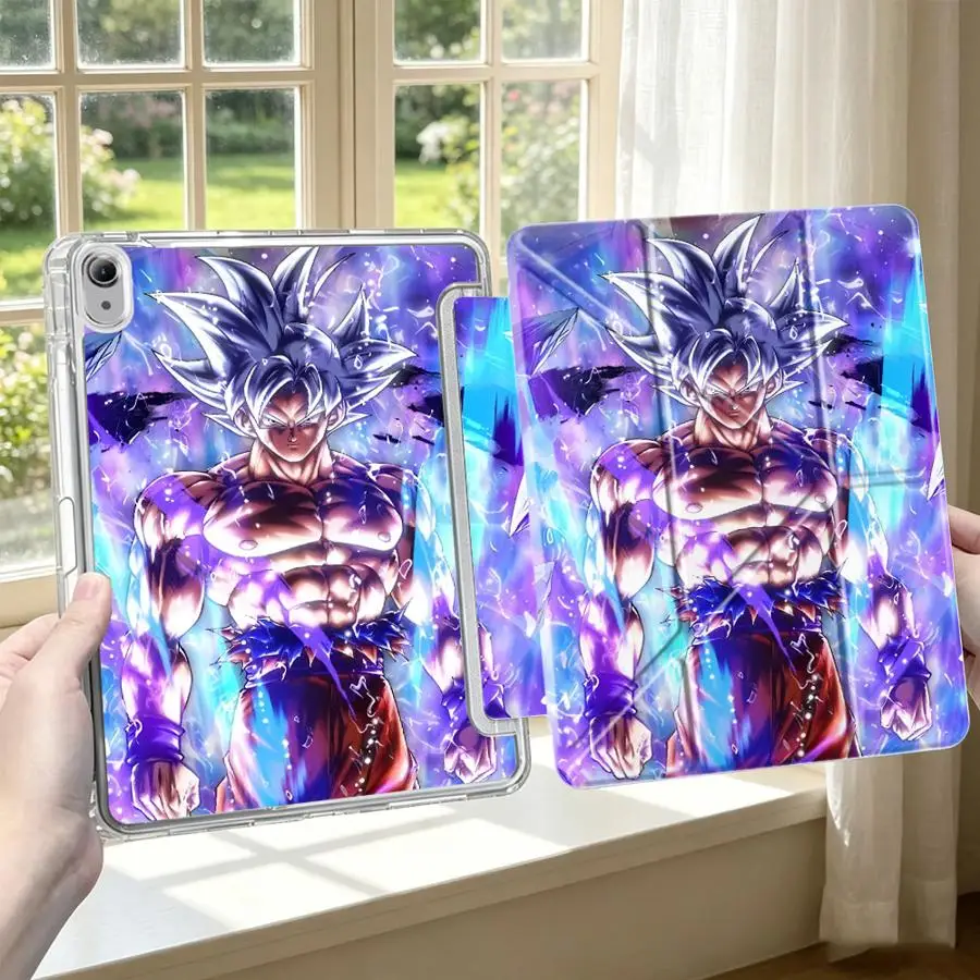 Dragon Ball Goku Tablet Case For iPad 9th Pro 13 2025 2026 Mini 7 6 5 Air 8 M2 M3 3 12th 11th 10th Gen With Pen Slot Cover