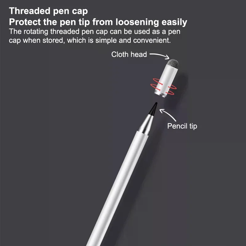 Touch Screen Stylus Pen, 3-in-1 Universal Compatibility with Android & iPad Devices