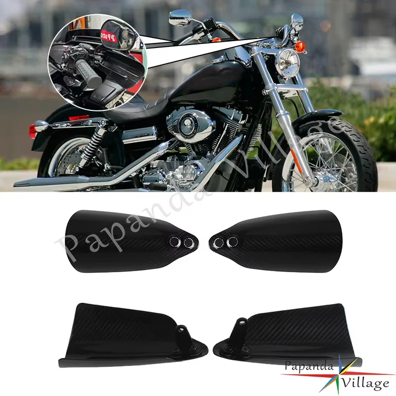 Club Style Hand Guards Wind Shield Handgurds For Harley Softail Springer FXSTS Dyna Low Rider FXDL Heritage Softail FLSTR FLSTC