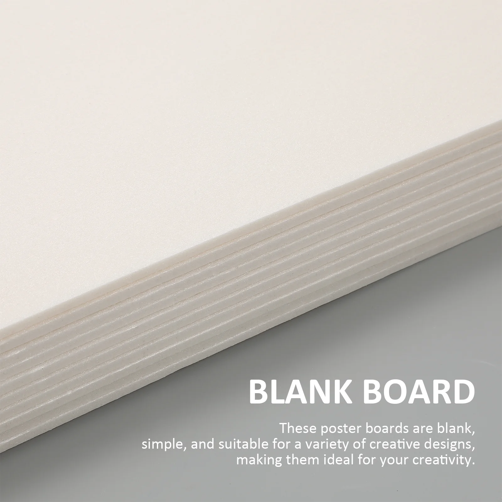 10 pcs Blow Molding Board 8K Size Plastic Blank Boards For Crafting Diy Projects Presentation Display Printmaking Sheet Craft