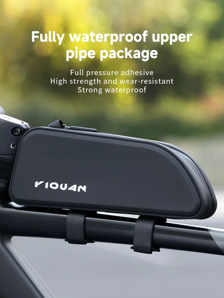 AliExpress NONE Waterproof TPU Bike Bag Shockproof Bicycle Frame Front Tube Bag MTB Road Cycling Storage Accessory
