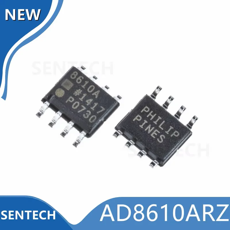 

10 шт./лот, новый оригинальный AD8610ARZ SOIC-8, широкая полоса пропускания, одноканальный операционный усилитель JFET