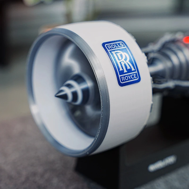 TR900 23CM Turbofan Engine Model Battery Powered Turbofan Engine Finished Toy view 5
