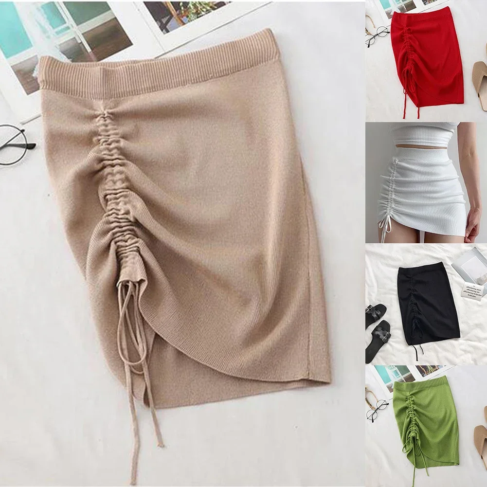 Moderate Elasticity High Waist Elastic High Waist Elastic Elastic Fashionable Girl Waist High Waist Elastic Knit