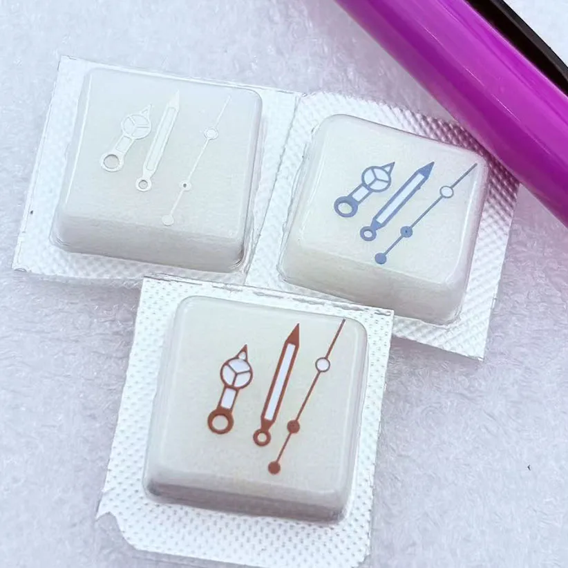 Watch Hands Needles  Luminous Pointer Datejust Hands for  NH35/NH36 Replacement PartPolished Silver  NH35 Hands