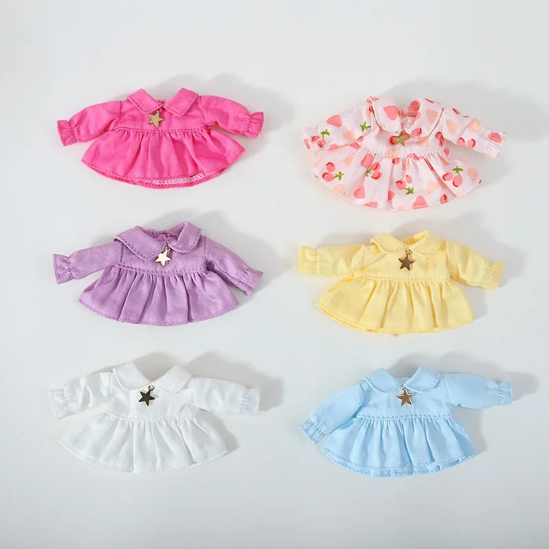 

OB11 комплект платья для куклы, однотонное платье феи, длинное платье 1/12 BJD GSC Molly P9, одежда для куклы