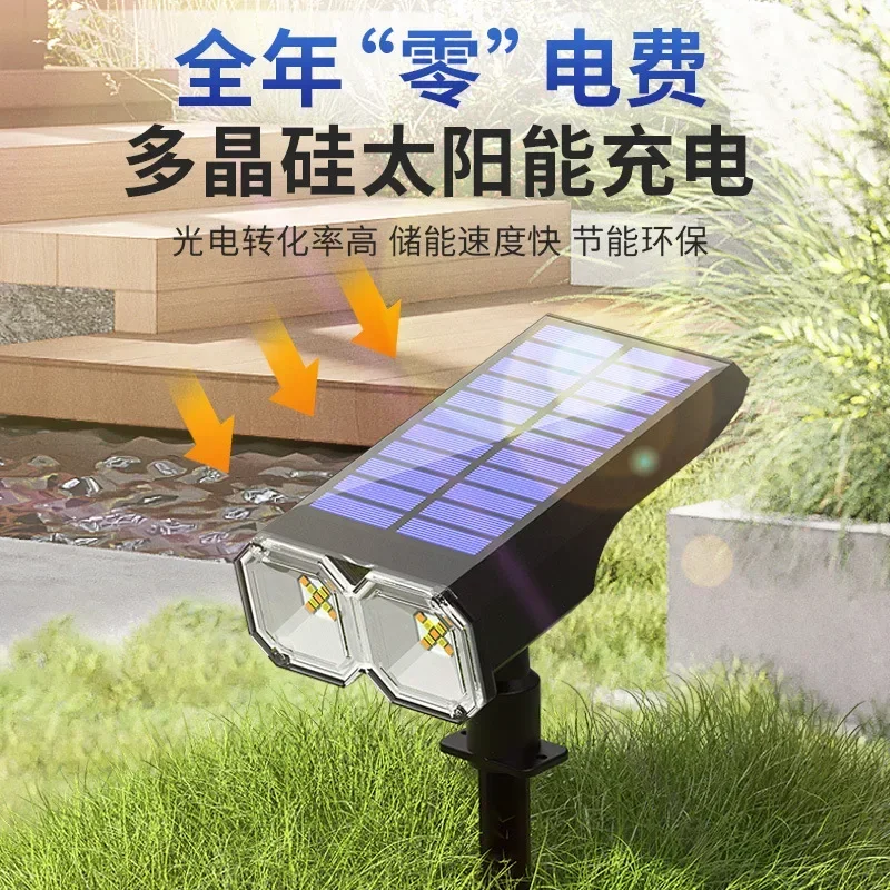 

1/2/4pack Solar Ground Lights Outdoor Courtyard Lawn Tree Lighting Spotlights Wall Lights Villa Park Landscape Atmosphere Lights