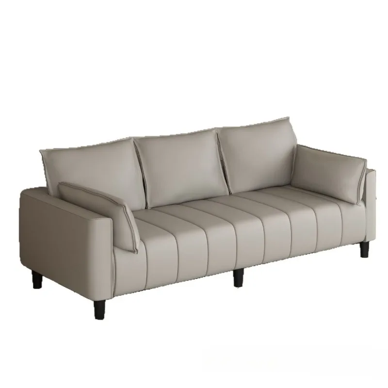 New living room sofa, small apartment rental room hotel apartment double triple fabric art small sofa clothing store