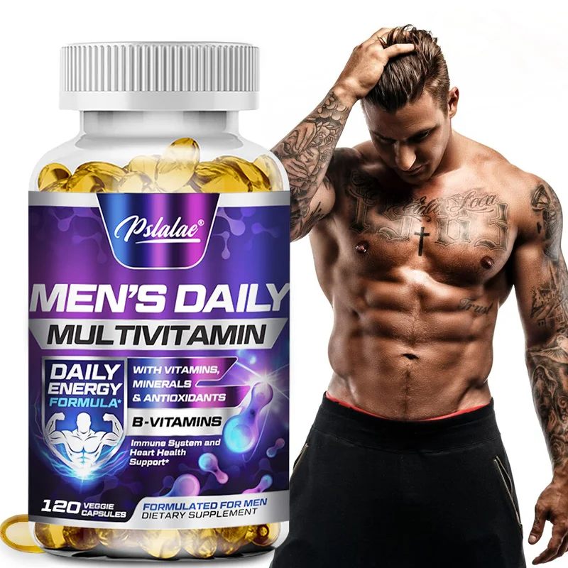 Men\'s Multivitamin Supplement - Supports Men\'s Multivitamin with Vitamins A, C, D, E & B12, Zinc, Calcium, Magnesium and More