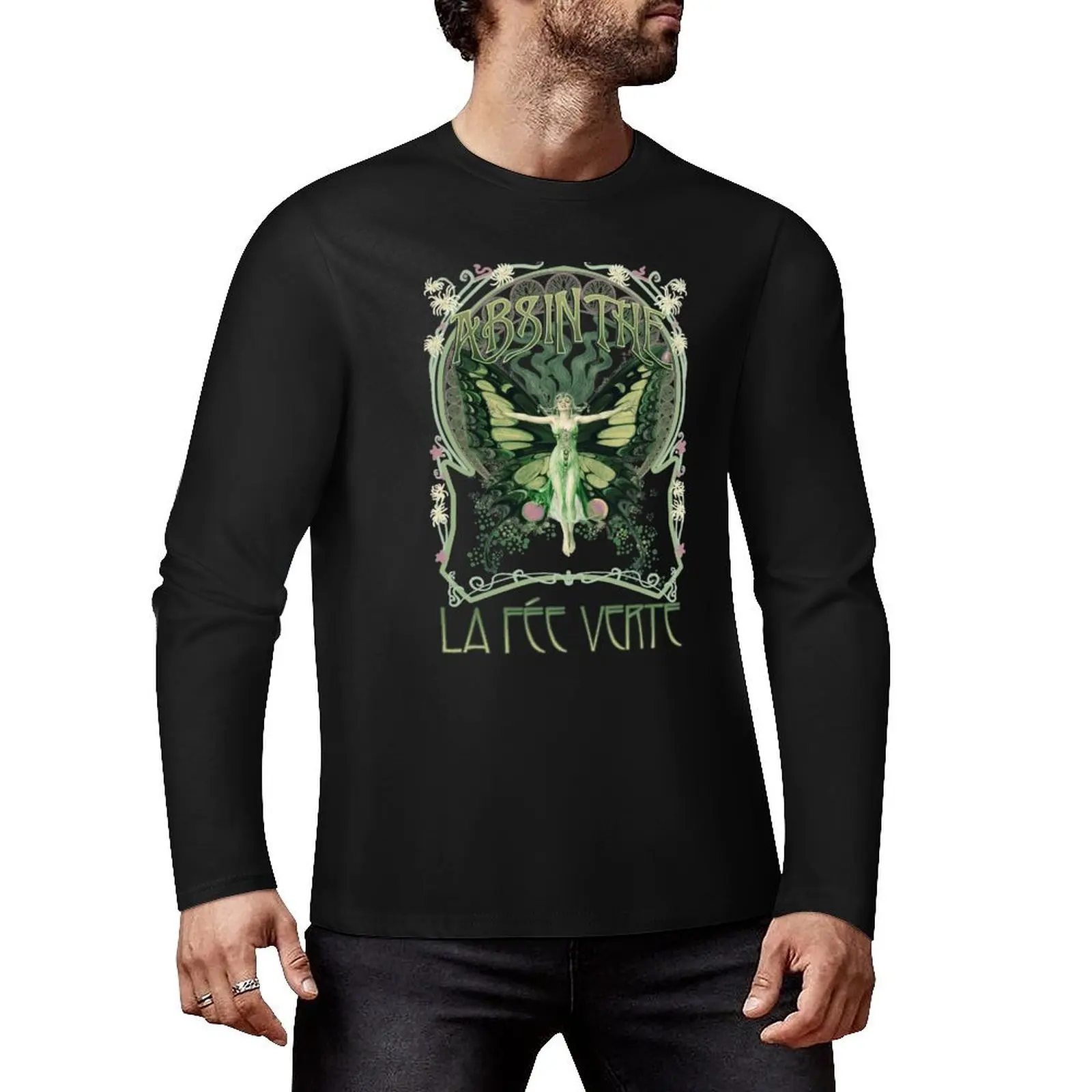 Absinthe Long T-Shirt Tee shirt aesthetic clothes shirts graphic tees clothes for men