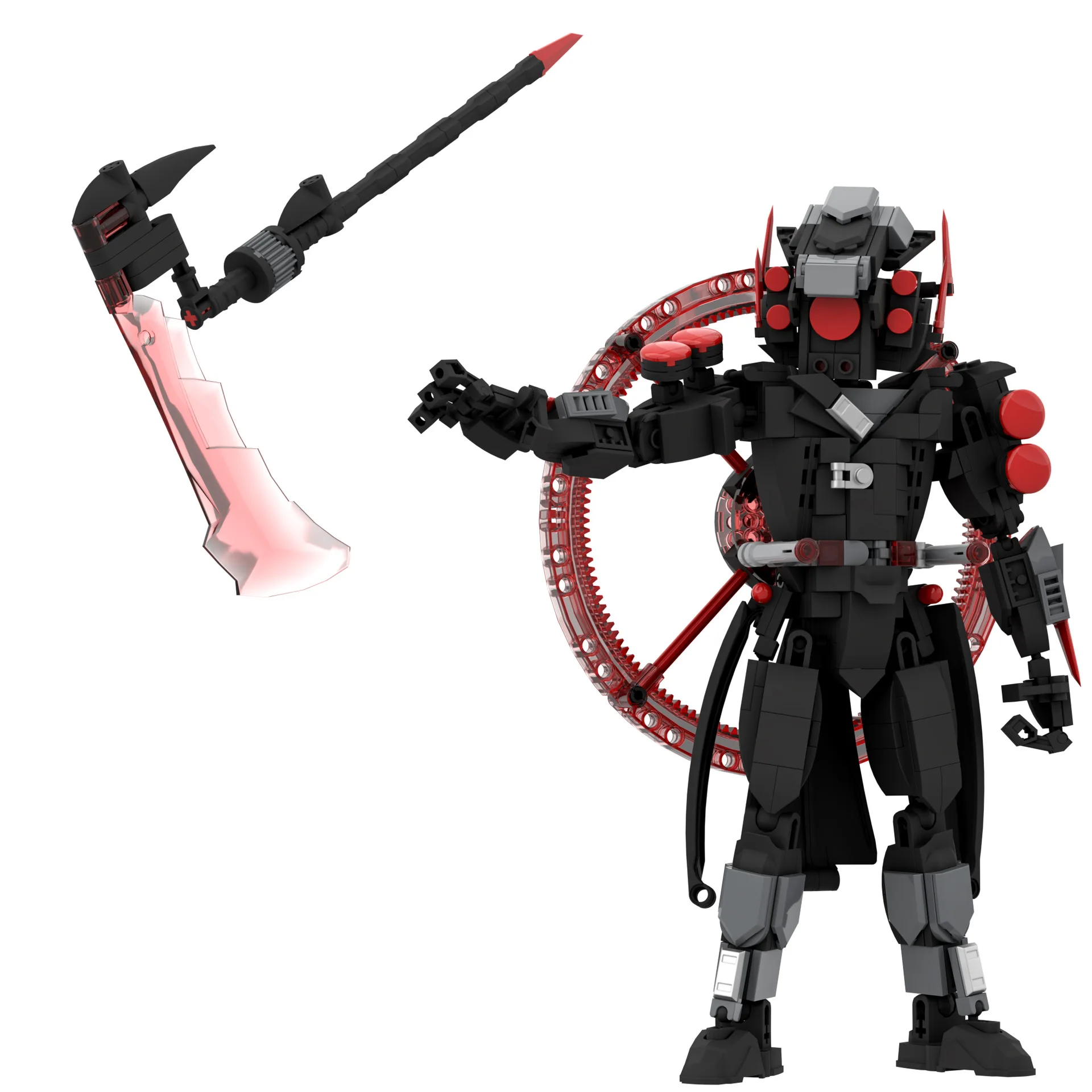 New Updated Audio executor enforcer Skibidi Toilet MOC Building Blocks Set Electromagnetic Titan speaker King Bricks Toys