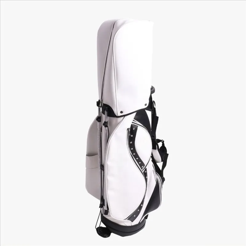 Lightweight Portable Golf Stand Bag with PU Waterproof Fabric, Unisex Design with Carry Strap for Men Women Golfers