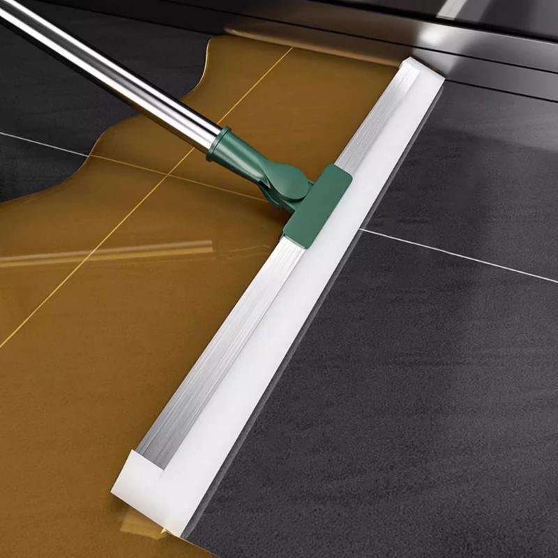 

Cleaning Brush Long Handle Telescopic Magic Broom Silicone Floor Wiper Squeegee Strip Window Glass Household Bathroom Sweeping