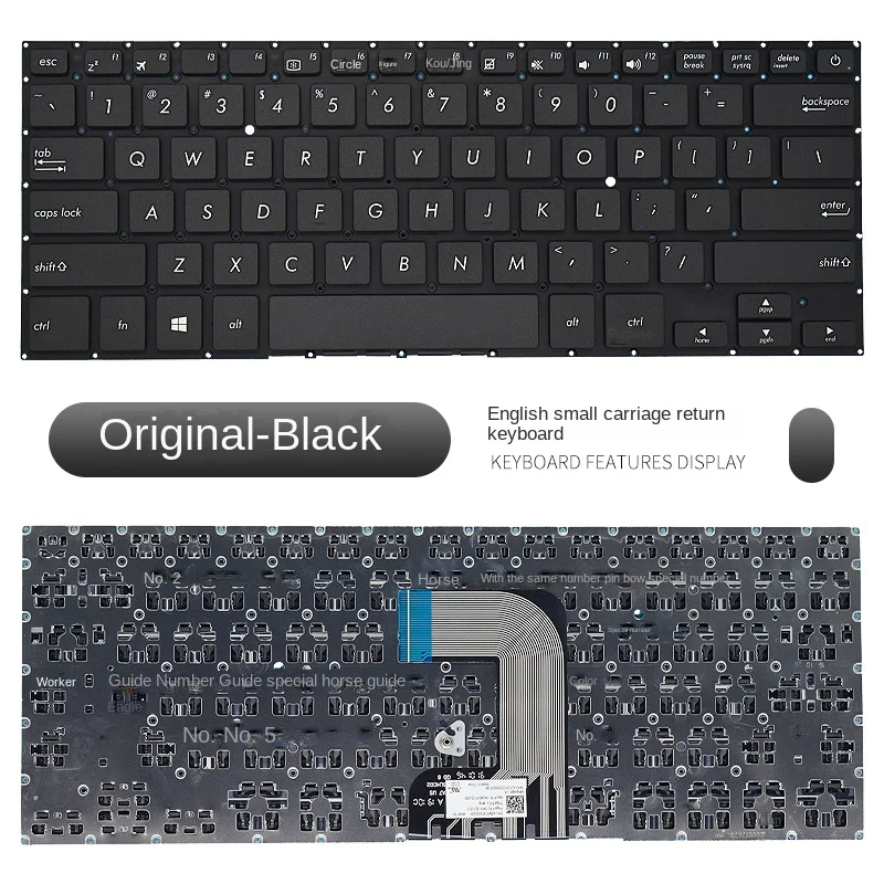 

Замените заявку на клавиатуру ноутбука ASUS E406 L406 E406M E406MA E406S A3160 E406S