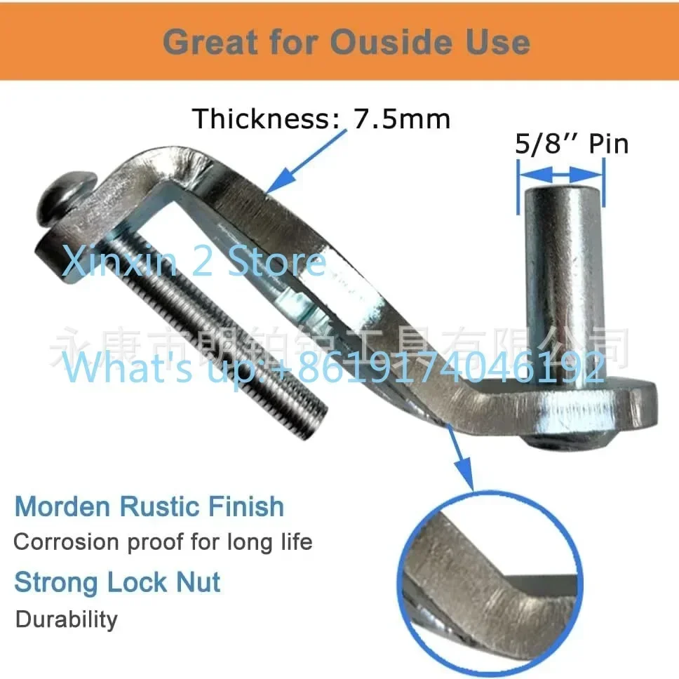 Suspend The Gate From The T-pillar Bolt Fence Gate Shaft