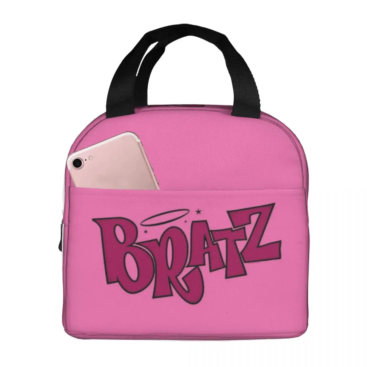 Insulated Kawaii B-Bratz Letter Lunch Bags Thermal Bag Lunch Container Leakproof Tote Lunch Box Food Storage Bags Office Travel