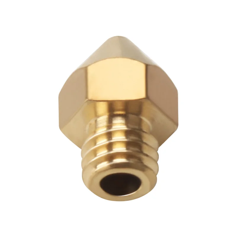 Torlipy Big Bore Diameter 2.0mm 1.5mm E3DV6 Brass Nozzle Compatible with 3mm Filament 3D Printer Accessories 5/10PCS