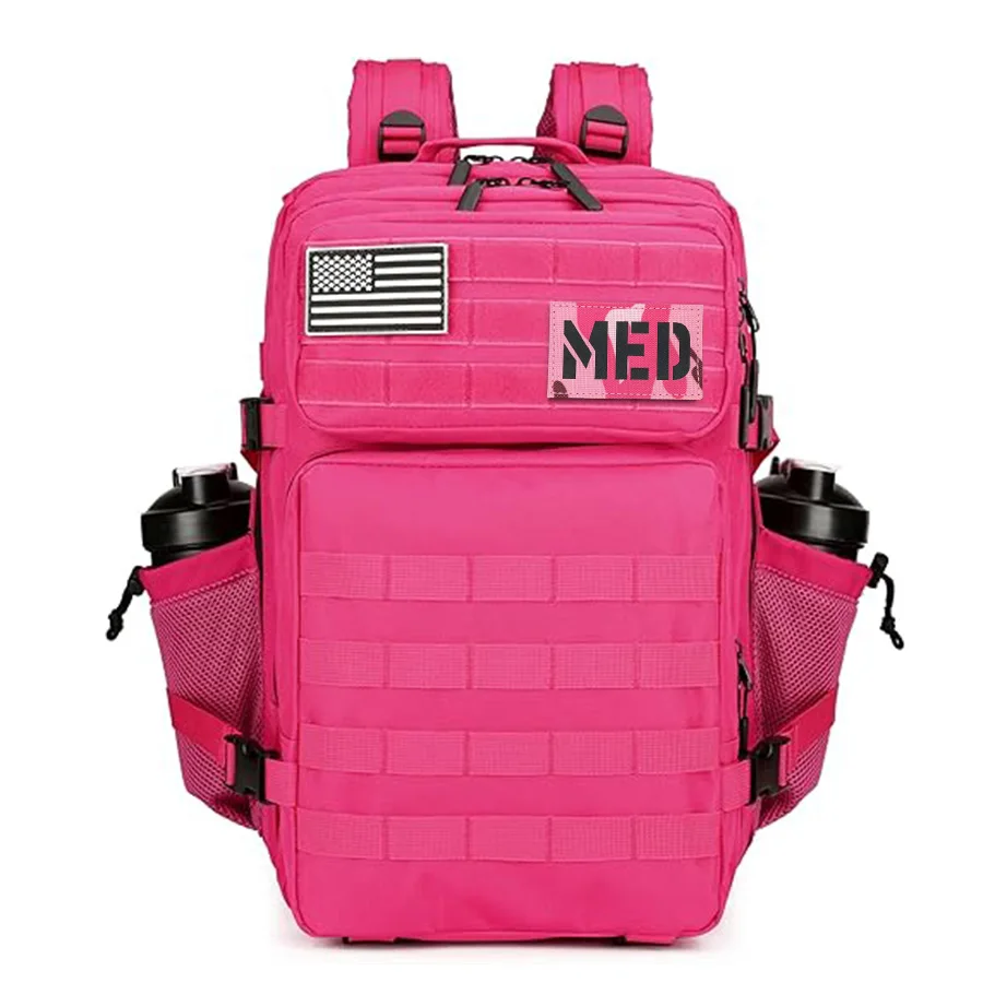 Parche táctico médico reflectante IR rosa para emergencias - imagen 5