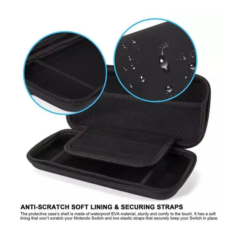 Lightweight Large Capacity Waterproof Switch 1 Portable Carrying Case - Console Accessory Protection Car Bag