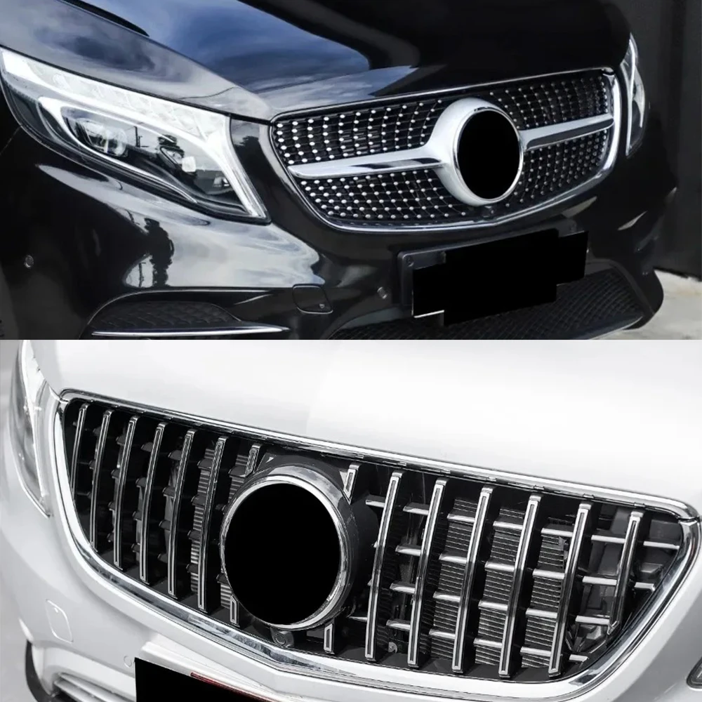 2015-2023 Diamond front grille bumper,suitable for Mercedes Benz Vito V W447,similar to V250 V300 V260 tuning body kit