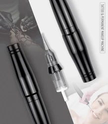 BMX Permanent Makeup Machine Tattoo Rotary Pen For Liner&Shader Eyebrow Eyeliner Lip Makeup With Tattoo Cartridge Needles